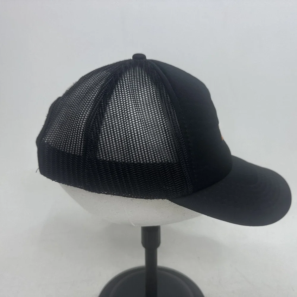 Harley Davidson Aruba black mesh snapback hat rear embroidered patch